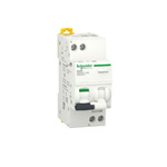 Schneider Electric RCBO, 20A Current Rating, 1P+N Poles, 30mA Trip Sensitivity, Type C, Acti9 Range