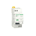 Schneider Electric RCBO, 16A Current Rating, 1P+N Poles, 30mA Trip Sensitivity, Type C, Acti9 Range
