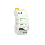 Schneider Electric RCBO, 20A Current Rating, 1P+N Poles, 300mA Trip Sensitivity, Type C, Acti9 Range
