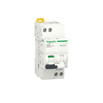 Schneider Electric RCBO, 32A Current Rating, 1P+N Poles, 300mA Trip Sensitivity, Type C, Acti9 Range