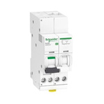 Schneider Electric RCBO, 20A Current Rating, 1P+N Poles, 30mA Trip Sensitivity, Type C, Acti9 Range