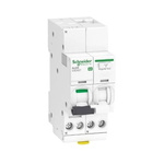 Schneider Electric RCBO, 20A Current Rating, 1P Poles, 300mA Trip Sensitivity, Type C, Acti9 Range