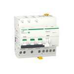 Schneider Electric RCBO, 16A Current Rating, 3P+N Poles, 300mA Trip Sensitivity, Type C, Acti9 Range