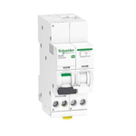 Schneider Electric RCBO, 20A Current Rating, 1P+N Poles, 300mA Trip Sensitivity, Type C, Acti9 Range