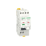 Schneider Electric RCBO, 40A Current Rating, 1P+N Poles, 300mA Trip Sensitivity, Type C, Acti9 Range