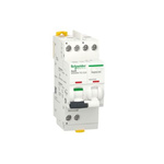Schneider Electric RCBO, 25A Current Rating, 1P+N Poles, 300mA Trip Sensitivity, Type C, Acti9 Range