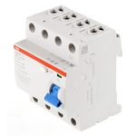 ABB F200 RCCB, 63A, 4 Pole, 30mA, Type AC