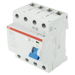 ABB F200 RCCB, 100A, 3P+N Pole, 300mA, Type AC