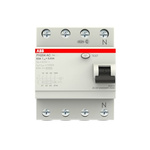 ABB FH200 RCCB, 63A, 4 Pole, 30mA, Type AC, 230/400V