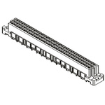 Harting, 09 03 32 Way 2.54mm Pitch, Type C Class C2, 3 Row, Straight DIN 41612 Connector, Socket