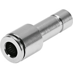 Festo Tube-to-Tube NPQH Pneumatic Straight Tube-to-Tube Adapter, Push In 14 mm to Push In 12 mm