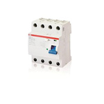 ABB F200 RCCB, 40A, 4 Pole, 500mA, 400V ac