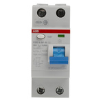 ABB F200 RCCB, 25A, 2 Pole, 30mA, Type A, 230/400V ac