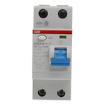 ABB F200 RCCB, 40A, 2 Pole, 30mA, Type A, 230/400V ac