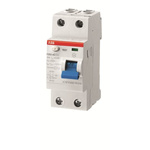 ABB F200 RCCB, 63A, 2 Pole, 100mA, Type A, 230V ac