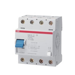 ABB F200 RCCB, 125A, 4 Pole, 30mA, Type AC, 230V ac