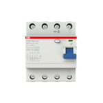 ABB F200 RCCB, 80A, 4 Pole, 300mA, Type AC, 230V ac