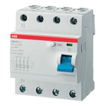 ABB F200 RCCB, 25A, 4 Pole, 500mA, Type AC, 230V ac