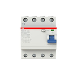 ABB F200 RCCB, 40A, 4 Pole, 30mA, Type A, 400V ac