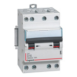 Legrand MCB, 16A, 4 Pole, 400V