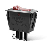 ETA Thermal Circuit Breaker - 1410-F Single Pole 240V Voltage Rating Panel Mount, 8A Current Rating