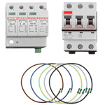 Contactum 3 Phase Surge Protector, 40kA, DIN Rail Mount