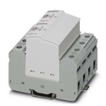 Phoenix Contact 2 Phase Surge Protector, 50kA, DIN Rail Mount