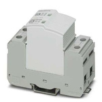 Phoenix Contact 1 Phase Surge Protector, 100kA, 125V dc, DIN Rail Mount