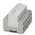 Phoenix Contact 2 Phase Surge Protector, 100kA, DIN Rail Mount