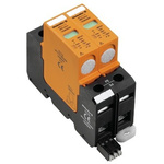Weidmuller 1+N Phase Surge Protector, 40kA, DIN Rail Mount