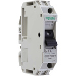 Schneider Electric Thermal Circuit Breaker - GB2 Single Pole 277V ac Voltage Rating DIN Rail Mount, 2A Current Rating