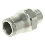 Legris Threaded-to-Tube Pneumatic Fitting, NPT 1/8 to, Push In 8 mm, LF3800 Series, 20 bar