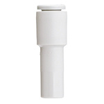 SMC Tube-to-Tube KQ2 Pneumatic Straight Tube-to-Tube Adapter, Plug In 3.2 mm to Plug In 4 mm