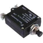 TE Connectivity Thermal Circuit Breaker - W23 Single Pole 50 V dc, 250V ac Voltage Rating, 15A Current Rating