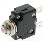 TE Connectivity Thermal Circuit Breaker - W57 Single Pole 250V ac Voltage Rating, 10A Current Rating