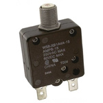 TE Connectivity Thermal Circuit Breaker - W58 Single Pole 50 V dc, 250V ac Voltage Rating, 15A Current Rating