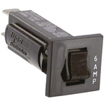 TE Connectivity Thermal Circuit Breaker - W28 Single Pole 32 V dc, 250V ac Voltage Rating, 6A Current Rating