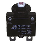 TE Connectivity Thermal Circuit Breaker - W57 Single Pole 250V ac Voltage Rating, 15A Current Rating