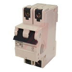 Altech Thermal Circuit Breaker - V-EA 2 Pole 277V Voltage Rating DIN Rail Mount, 16A Current Rating
