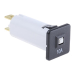 Schurter Thermal Magnetic Circuit Breaker - Single Pole 48 V dc, 240V ac Voltage Rating, 10A Current Rating