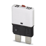 Phoenix Contact Thermal Circuit Breaker - TCP 25/DC32V Single Pole 32V dc Voltage Rating, 25A Current Rating