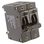 TE Connectivity Thermal Circuit Breaker - W92 2 Pole 277V ac Voltage Rating, 15A Current Rating