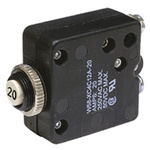 TE Connectivity Thermal Circuit Breaker - W58 Single Pole 50 V dc, 250V ac Voltage Rating, 20A Current Rating