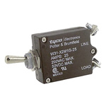 TE Connectivity Thermal Circuit Breaker - W31 Single Pole 50 V dc, 240V ac Voltage Rating, 25A Current Rating