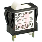 Schurter Circuit Breaker Switch - TA45 2 Pole 60 V dc, 240 V ac Voltage Rating Panel Mount