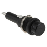 Bulgin 13A Panel Mount Fuse Holder for 6.3 x 25mm Fuse, 1P, 250V ac