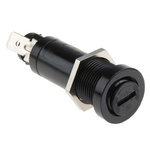 Schurter 10A Panel Mount Fuse Holder for 6.3 x 32mm Fuse, 1P, 600V ac
