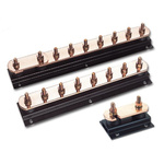 WJ Furse Copper Earth Bar L. 800mm x W. 90mm x H. 96mm 10 Ways