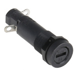 Schurter 20A Panel Mount Fuse Holder for 6.3 x 32mm Fuse, 250V ac