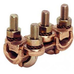 MECATRACTION Brass Lightning Earth Clamp Max. Conductor Size 70 mm²